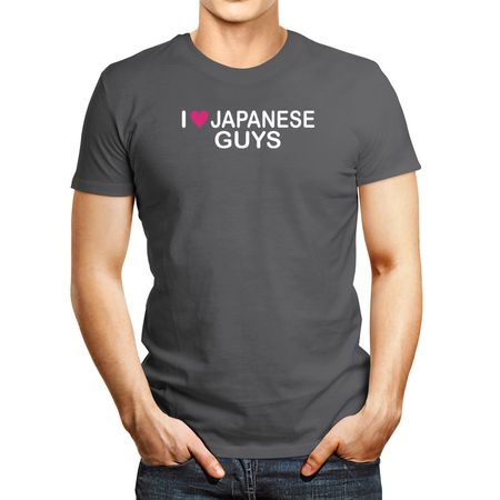 Polo de Hombre Idakoos I Love Japanese Guys Plateado XL