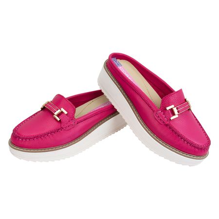 Zapato Sueco Plataforma Mujer Corelli Catalina Fucsia Talla 39