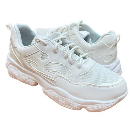 Zapatillas Chunky Blanco El Armario de Sophia Zapatillas Chunky El Armario de Sophia Talla 35 Color Blanco