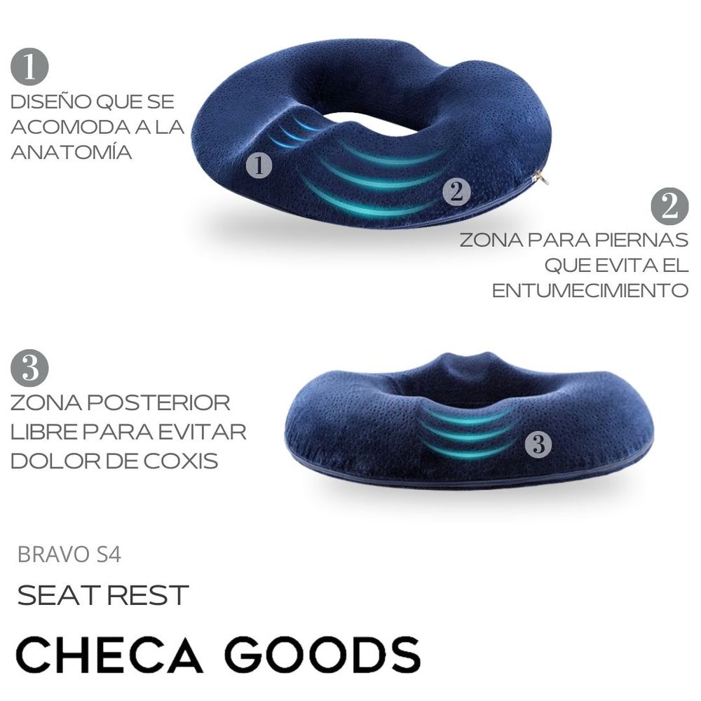 Cojín Dona Anatomico Dolor Hemorroides Prostata Original Checa Goods ...