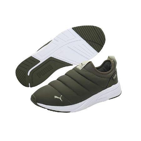 Zapatillas Hombre Puma Avionic Slipeer Color Verde Militar Talla 42.5