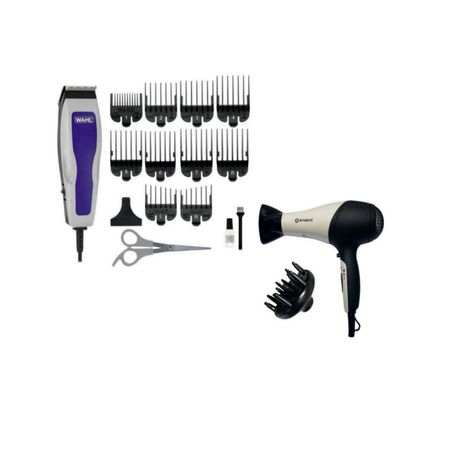 Máquina HOMECUT Basic 15 Piezas WAHL + SECADORA DE CABELLO