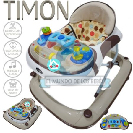 Andador Musical Bluetooth 3 Niveles TIMON BEIGE