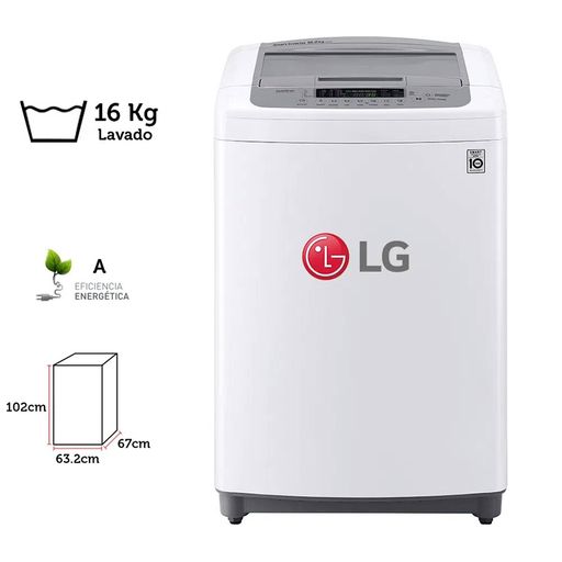 LG Lavadora LG Carga Superior 16 KG WT16WPB