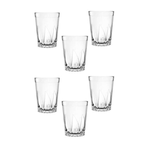 Set Vasos de Vidrio 6 Unidades