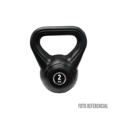 Pesa Rusa Kettebells de PVC 2kg - Negro