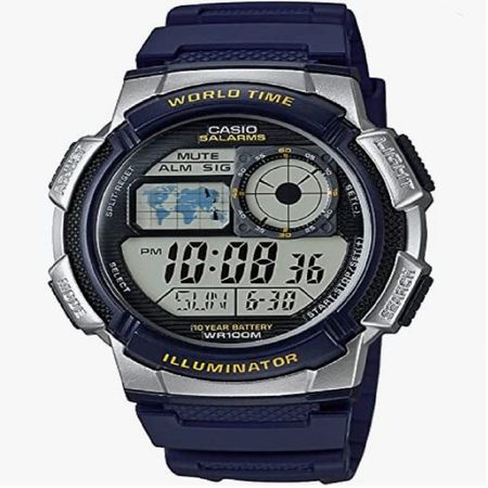 Casio Reloj de Resina de Cuarzo AE1000W Azul