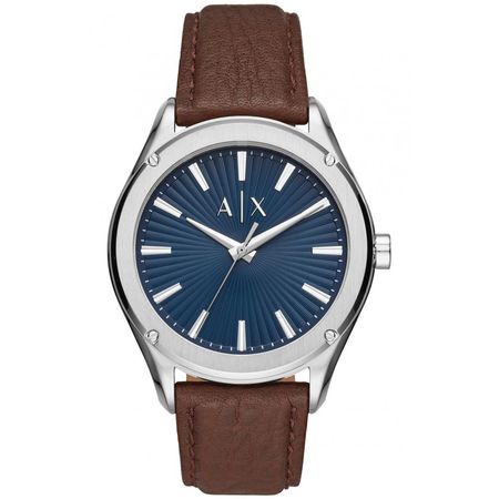 Reloj Armani Exchange Fitz AX2804 para Hombre Correa de Cuero Marron Azul