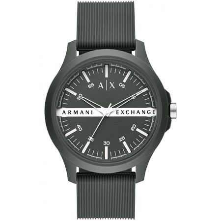 Reloj Armani Exchange Hampton AX2423 para Hombre Correa de Silicona Gris