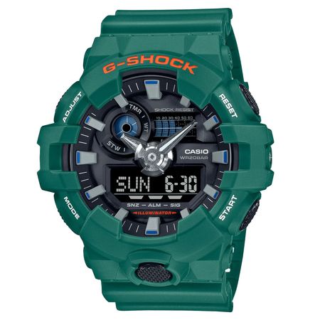 Reloj G-Shock Resina Verde con Negro GA-700SC-3A