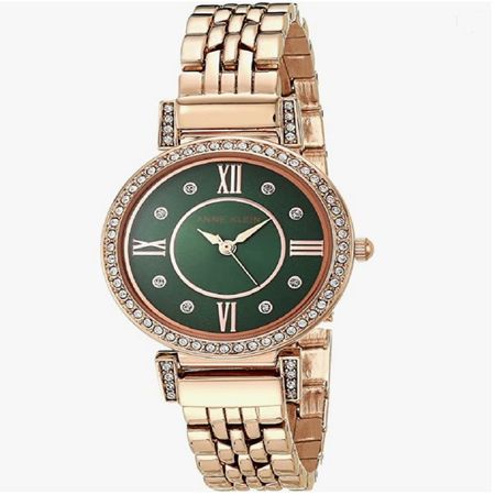 Anne Klein Reloj Mujer con Cristales Swarovski Oro Rosa Azul