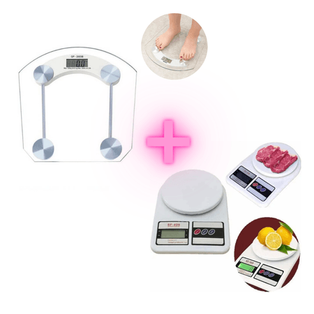 Combo Balanza Digital Personal Scale + Balanza Gramera Digital