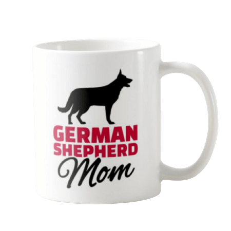 Taza Mug de Cerámica Perro Pastor Alemán German Shepherd Diseño 06