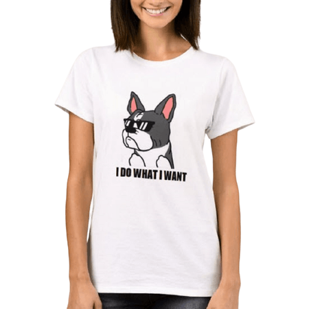 Polo Dog Lover Mujer Corte Princesa Diseño Perro Boston Terrier 06 Polo Dog Lover Mujer Corte Princesa Dise?o Perro Boston Terrier 06 Talla S