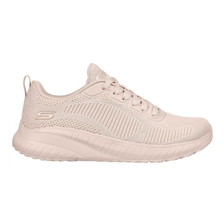 Zapatillas para Mujer Skechers 117209NUDE Bobs Squad Chaos Crema