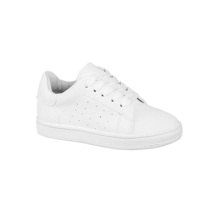 Zapatillas Jaguar Escolar Zd-215 Blanco Talla 31