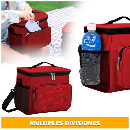 Lonchera Térmica Comida Alimentos RJ 02X Y Licuadora Portátil Botella RS -  Real Plaza