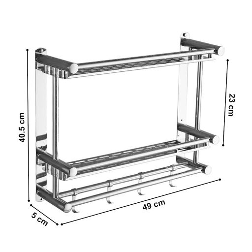 Estante de Almacenamiento para Cocina Organizador Repisa Flotante 27V  GENERICO