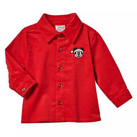 Camisa para Bebé Disney Store Mickey Mouse Talla 12-18 meses Color Rojo