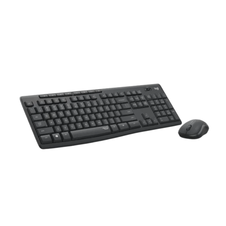 Teclado Logitech + Mouse Mk295 Wireless Usb Black