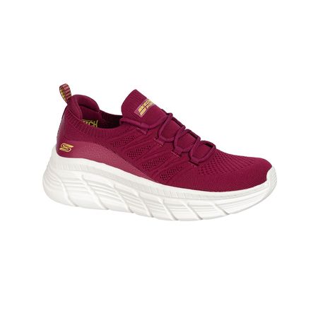 Zapatillas Skechers Leveled-Ground Guinda Talla 38.5