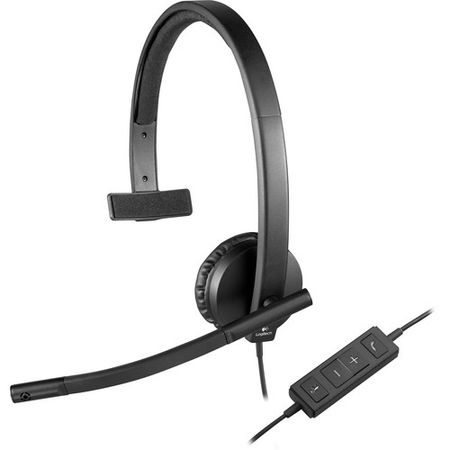 Auriculares mono con cable USB Logitech H570e