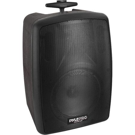 Pyle Pro PPHP8MBA Altavoz PA Bluetooth portátil de 2 vías y 360 W de 8" con micrófono de mano