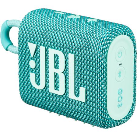 Altavoz Bluetooth portátil JBL Go 3 (verde azulado)