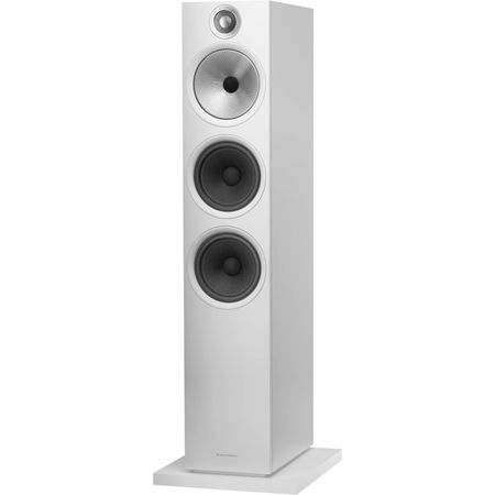 Bowers & Wilkins 603 Anniversary Edition Altavoz de pie de 3 vías (blanco mate, individual)