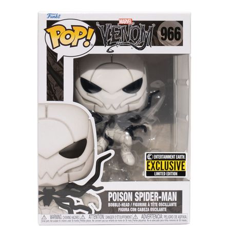 Funko Pop! Marvel Venom Poison Spider-Man Entertainment Earth Exclusive #966