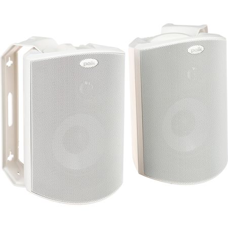 Polk Audio Atrium4 Altavoces para interior/exterior para todo tipo de clima (blanco, par)