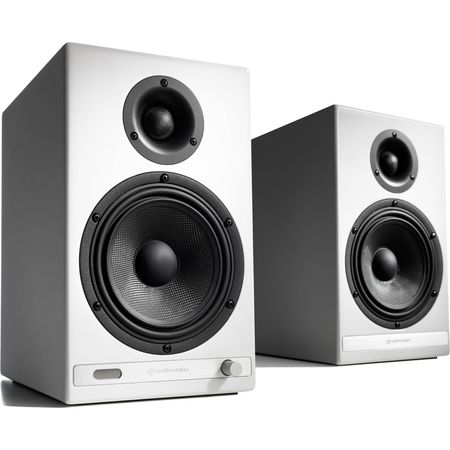 Sistema de altavoces Bluetooth Audioengine HD6 (blanco brillante, par)