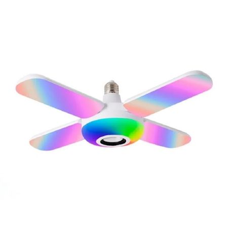 Foco Led Ventilador Bluetooth