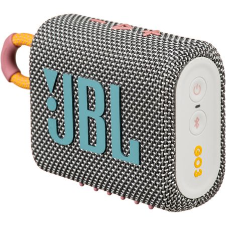 Altavoz Bluetooth portátil JBL Go 3 (gris)