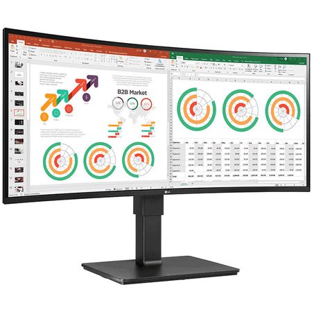 LG 34BN77C-B Monitor curvo IPS TAA de 34" 21:9