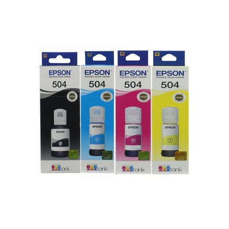 Pack de tintas 504 epson originales (4 tintas)