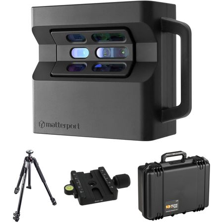 Matterport MC250 Pro2 Kit de cámara 3D con trípode ManFrotto