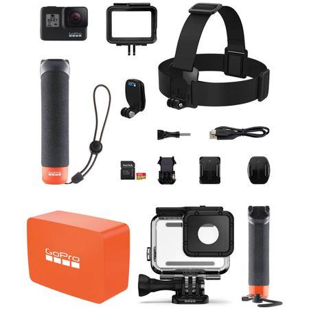 Paquete GoPro HERO7 Black con carcasa de buceo y kit flotante