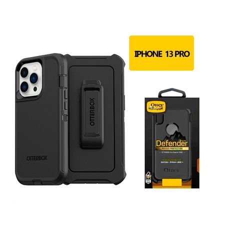 Case Otterbox Anticaidas Negro Para iPhone 13 Pro