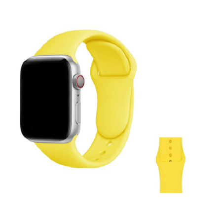 Correas de silicona para smartwatch 38/40/41mm Amarillo