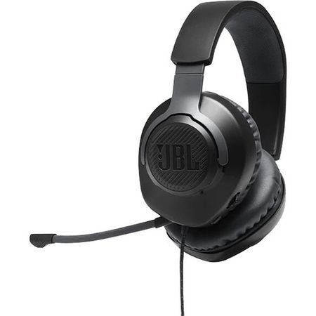 JBL Quantum 100 auriculares de juegos superiores con cable (negro)