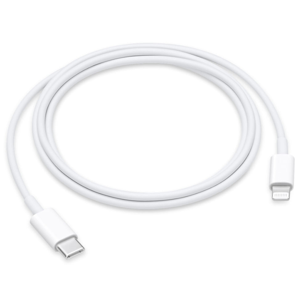 Cable Cargador Apple Original Tipo C a Lightning iPhone iPad 1m