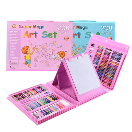 Mega Set de Arte Didáctico 208 Pzs Para Niños