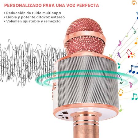 Microfono Rosa Bluetooth