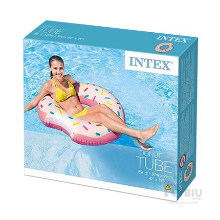 Flotador Inflable Donut Rosa 107 cm