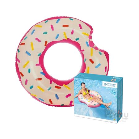 Flotador Inflable Donut Rosa 107 cm