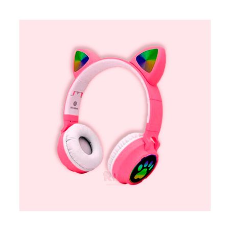 Audifono Cat Bluetooth Color Fucsia