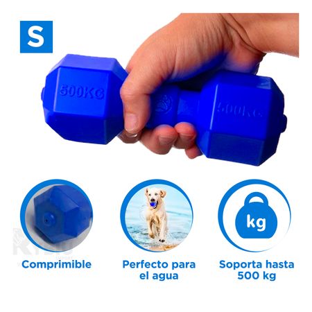 Pesas para Perros Juguete Lion Azul S