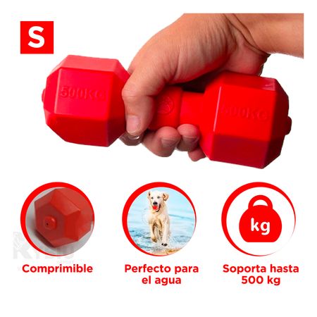 Pesas para Perros Juguete Lion Rojo S