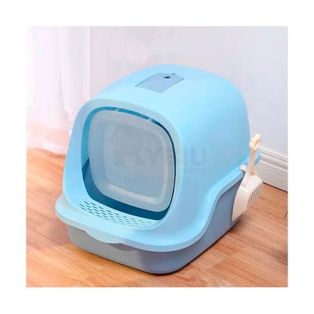 Caja de Arena Portatil para Gatos Blue